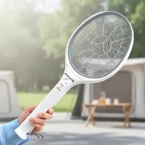 ( )초강력 전기모기채 특대형 파리채 해충 퇴치기 캠핑용 벌레잡이채