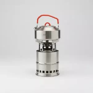 ( )아웃도어 휴대용 캠핑 주전자 1L 미니 화로대 세트 구성