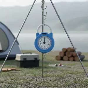 정밀 측정 10kg 휴대용 수동 저울 캠핑 낚시용 아날로그 계량기
