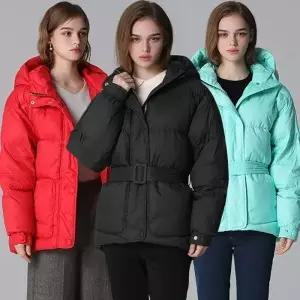 [르오트(LeOT)] 마틴 후드 벨티드 덕다운 볼륨 패딩점퍼19435217588586