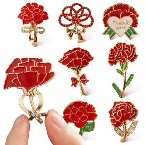 어버이날브로치 카네이션 브로치 어버이날 스승의날 배지 뱃지