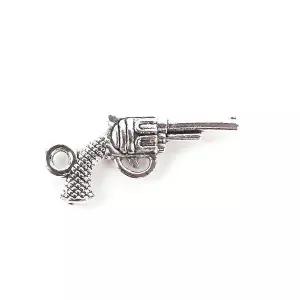 리볼버 실버 목걸이 키링 액세서리 펜던트 부자재