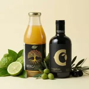 [1+2 세트] 유기농 베르가못 원액 100 1병 + 하이 폴리페놀 올리브오일 치코렐라 코파도로 2병