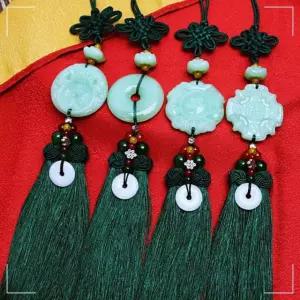 전통 평강 기원 펜던트 노리개 단추 펜던트노리개 전통노리개 한 3WD8E31420