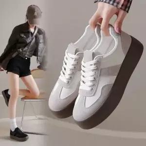 남여공용 커플 키높이 통굽 독일군 스니커즈 운동화 단화