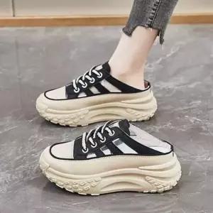 초볼드 플랫폼 통굽 로우탑 캔버스 키높이 스트릿 운동화