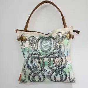 [애슬릿] 지퍼 에코백 여성 사각 숄더 토트 여행 천가방 엄마