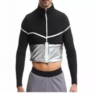 남성 하이넥 조깅 운동복 땀복 집업 기능성헬스복