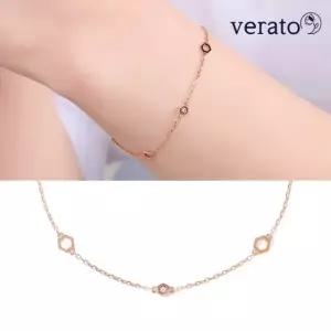 베라토 14K 크로체 헥사곤 팔찌