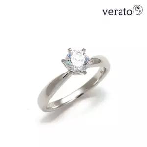 베라토 14K 솔리테어 랩다이아몬드 6프롱 반지