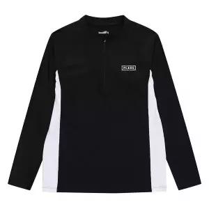 [소이]23M0414-38 남아용 블랙 반집업 래쉬가드티_SH