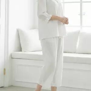 [하프클럽/]여자 코지 면원단 캐쥬얼 클래식 투피스