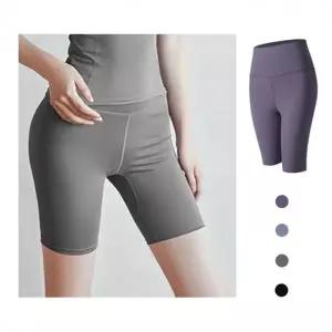 하이웨스트 4부 스포츠  레깅스 여성 운동 반바지