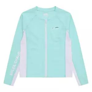 [소이]23M0155-38 민트 크롭 래쉬가드 점퍼_SH