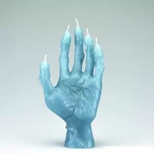 다크 호스 코믹스 헬보이 영광의 핸드 캔들 파라핀 왁스 9인치 파란색 6시간 연소 시간