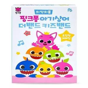 핑크퐁 아기상어 더밴드 키즈밴드 혼합형 16매입 흡수 패드 살균 소독 상처 감염 방지 x2SET(SH)