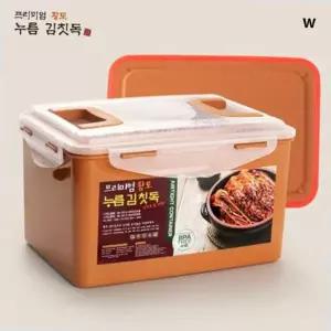 김치보관통 황토 누름 김칫독 x 2.7L 2개