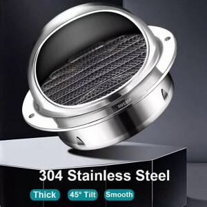 스테인레스 스틸 벽 천장 공기 통풍구 덕트 환기구 배기 난방 커버 그릴 냉각구 방수 캡 U5K3