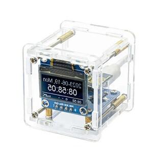 ESP8266 미니 날씨 시계 WIFI 디지털 DIY 납땜 키트 전자 다기능 기상 관측소