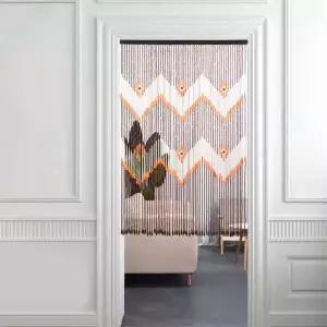 나무발 베란다 커튼발 파티션 발코니 거실 울타리