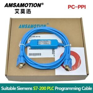 PC-PPI 지멘스 S7-200 PLC 프로그래밍 케이블 시리얼 RS232 RS485로 변환 DB9 다운로드 3CB30