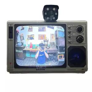 티비 포토존 소품 TV 옛날 카페 카메라 연결