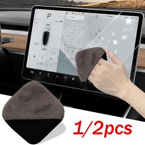 컴퓨터 모니터 천 극세사 스크린 클리너 전화 태블릿 자동차 멀티미디어 용 휴대용 라운드 스퀘어