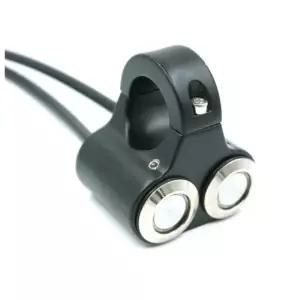 알루미늄 핸들 푸쉬락 2버튼 스위치 전동킥보드 스쿠터 전기자전거 핸들 라이트 스위치 튜닝