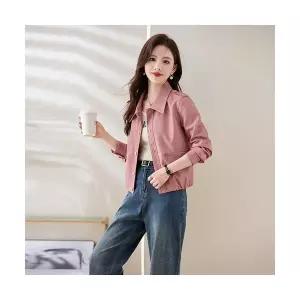 타노스여자 데일리룩 코트 가죽 무스탕 봄가을 KUK3 재킷 숏스타 푸 키작 인기