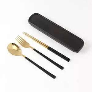 ( )골든테이블 휴대용 수저 포크세트 캠핑 개인 숟가락