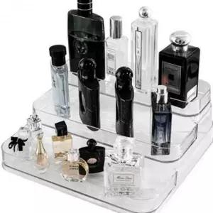 (타입 3단)화장품 정리대 선반 정리함 진열대 수납함 투명 향수