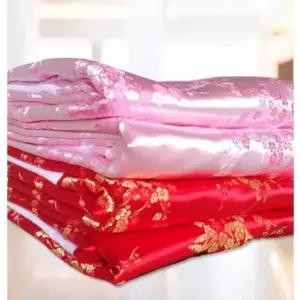 이불 럭셔리 원앙금침 전통 홍매화 화이트 행운 지퍼형 비단 복고 150x200cm