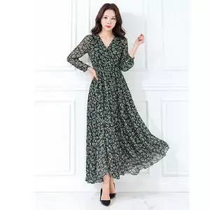 [NS홈쇼핑](단)아리엘 시폰잔꽃 원피스[35787869]