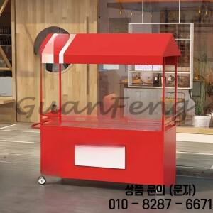 인터넷 유명인 야시장 노점차 슈퍼마켓 이동식 판촉 진열대 유럽풍 단조 철제 야외 플로트