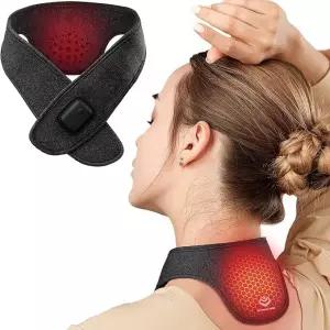 일본 목 워머 전기 스카프 얇은 목도리 핫팩 가열 충전식 발열 그래핀 USB 따