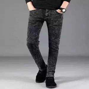 남자스키니진 청바지 남성 슬림핏 스트레치 데님 팬츠 스키니 탑 컷팅