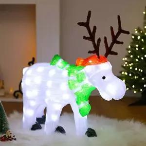 [알티피아]크리스마스 80구 LED 루돌프 트리 사슴 장식인형-WD435DA