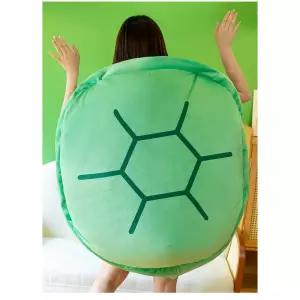 거북이 등 껍질 쿠션 봉제 방석 선물 베개 틱톡 옷 인형 침낭 착용 가능한
