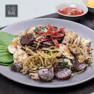 신림동 백순대 볶음 2인분 순대+곱창+간 미림통통