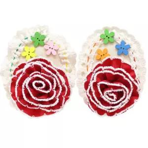 한땀 두땀 카네이션 브로치 (2개1세트) 10인포장 어버이날 스승의날 감사 선물