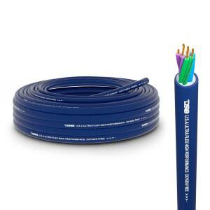 DS18 SW-9.18GA-25FT 9 도체 18 게이지 4채널 울트라 플렉스 와이어 스피커 속도 케이블 숨기기 자동차 - 25피트 멀티 채널