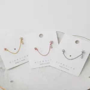 패션 피어싱 플라워 투핀 3종 택1 한쪽판매