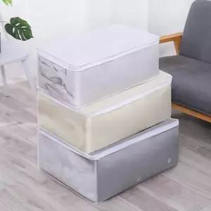 투명 사각 이불 옷 정리함 보관함 이불보 싸개