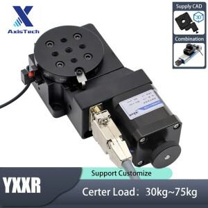 전동 회전 테이블 인덱싱  정밀 자동 리프팅 스테이지 XY 축  통합 드라이브 포함