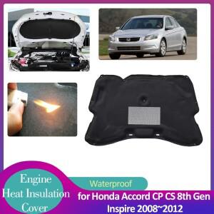 혼다 호환 어코드 CP CS 8 세대 인스파이어 2008 ~ 2012 후드 엔진 절연 패드 방음 커버 히트 코튼 라이너