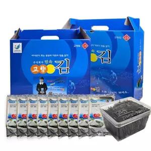 국내산 민속 고향김 3호 15gX20봉 선물세트 조미김 도시락김