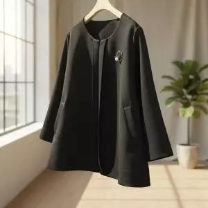 [하프클럽/셀러허브_여성트랜드패션]여성 하객용 환절기 라운드 컨템포러