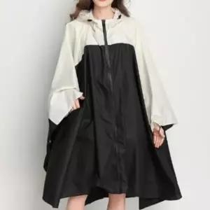 [하프클럽/셀러허브_여성트랜드패션]여성용 SS 가능한 우비 자크 망토 휴대