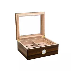 목재 시가 보관함 대용량 휴대용 밀폐 시가보관함 그레인 온습도 우드 숙성 케이스 캐비닛