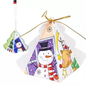 10set 아동 종이 트리 오너먼트 간식상자 만들기 정서발달 공예